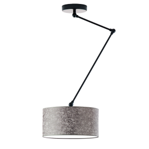 Regulowana lampa sufitowa NEWA loft industrial Czarny/ Szary Melanż (Beton) 905210 Regulowana lampa sufitowa NEWA loft industrial Czarny/ Szary Melanż (Beton) 905210