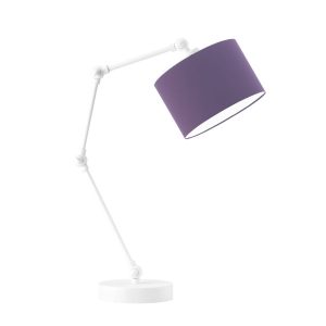 Regulowana lampka biurkowa ASMARA Biały – Fioletowy 872275