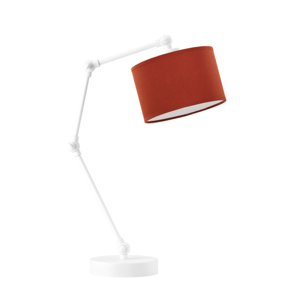 Regulowana lampka biurkowa ASMARA Biały - Rdzawy 872302