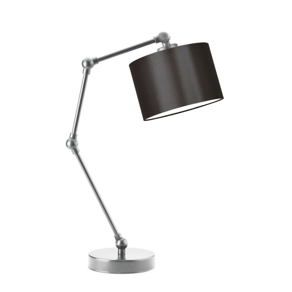 Regulowana lampka biurkowa ASMARA Srebrny - Brązowy 872287