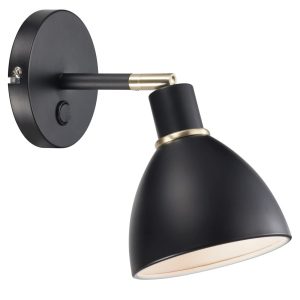Regulowany kinkiet Ray 63191003 Nordlux do sypialni czarny 187275 Regulowany kinkiet Ray 63191003 Nordlux do sypialni czarny 187275