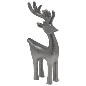Renifer Figurka Duża Świąteczna Stojąca Dekoracja Ozdoba Szara 22 Cm 805392 Renifer Figurka Duża Świąteczna Stojąca Dekoracja Ozdoba Szara 22 Cm 805392