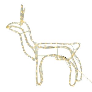 Renifer świecący 144 LED ozdoba do ogrodu biały ciepły 336210 Renifer świecący 144 LED ozdoba do ogrodu biały ciepły 336210