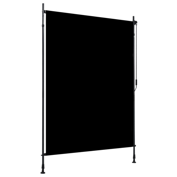 Roleta Antracyt 150 x 270 cm Tkanina vidaXL 754645