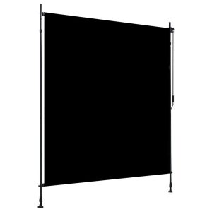 Roleta Antracyt 200 x 270 cm Tkanina vidaXL 754642