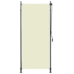 Roleta Kremowy 100 x 270 cm Tkanina vidaXL 754643 Roleta Kremowy 100 x 270 cm Tkanina vidaXL 754643