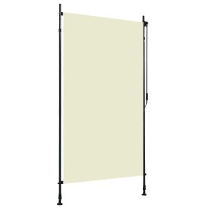 Roleta Kremowy 120 x 270 cm Tkanina vidaXL 754640 Roleta Kremowy 120 x 270 cm Tkanina vidaXL 754640