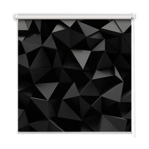 Roleta wewnętrzna – 100×100 cm -Czarne Origami 467655