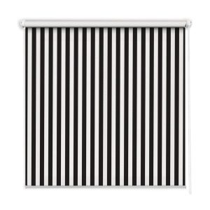 Roleta wewnętrzna – 100×100 cm -Czarno Białe Paski 468247 Roleta wewnętrzna – 100×100 cm -Czarno Białe Paski 468247