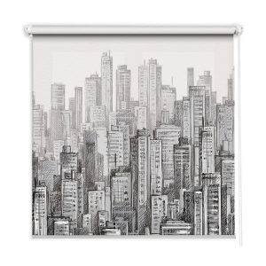 Roleta wewnętrzna – 100×140 cm -Miasto Szkic 467282 Roleta wewnętrzna – 100×140 cm -Miasto Szkic 467282
