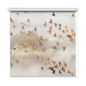 Roleta wewnętrzna – 100×140 cm -Stado Ptaków 468273 Roleta wewnętrzna – 100×140 cm -Stado Ptaków 468273