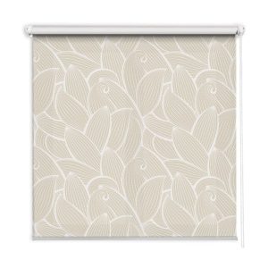 Roleta wewnętrzna – 100×180 cm -Liście Beżowe 468388 Roleta wewnętrzna – 100×180 cm -Liście Beżowe 468388