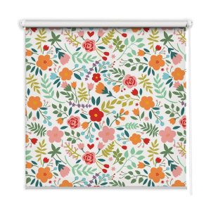 Roleta wewnętrzna – 100×180 cm -Malowane Kwiaty 467261 Roleta wewnętrzna – 100×180 cm -Malowane Kwiaty 467261