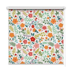 Roleta wewnętrzna – 100×240 cm -Malowane Kwiaty 468490 Roleta wewnętrzna – 100×240 cm -Malowane Kwiaty 468490