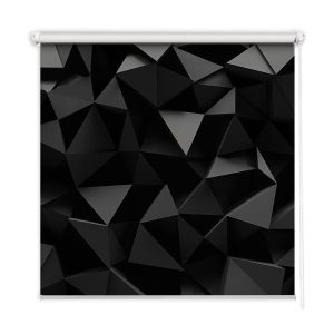 Roleta wewnętrzna – 120×140 cm -Czarne Origami 467894 Roleta wewnętrzna – 120×140 cm -Czarne Origami 467894