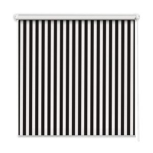 Roleta wewnętrzna – 120×180 cm -Czarno Białe Paski 468148 Roleta wewnętrzna – 120×180 cm -Czarno Białe Paski 468148