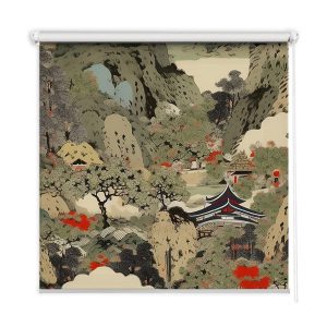 Roleta wewnętrzna – 120×180 cm -Góra Japandi 468325 Roleta wewnętrzna – 120×180 cm -Góra Japandi 468325